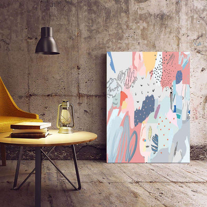 Abstract Scandi 001 Wall Art Fashion Canvas