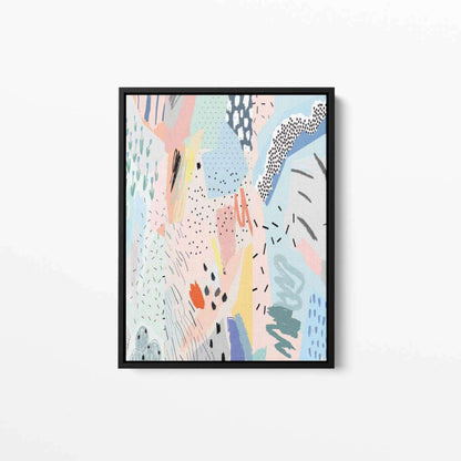 Abstract Scandi 004 Canvas