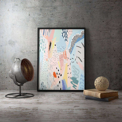 Abstract Scandi 004 Canvas