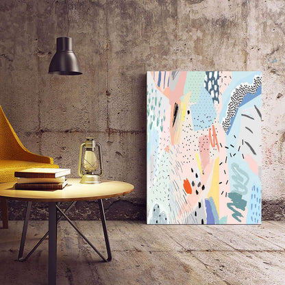 Abstract Scandi 004 Canvas