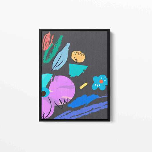 Abstract Spring Dark 007 Canvas