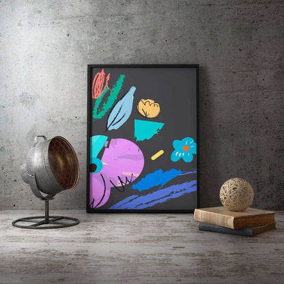 Abstract Spring Dark 007 Canvas