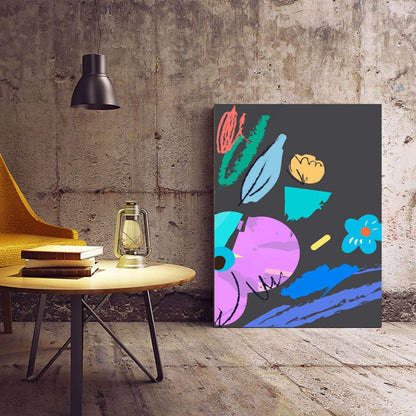 Abstract Spring Dark 007 Canvas