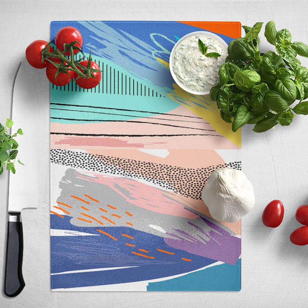 Abstract Summer 009 Chopping Board