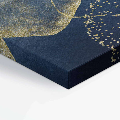 Gold Navy 002 Abstract Canvas