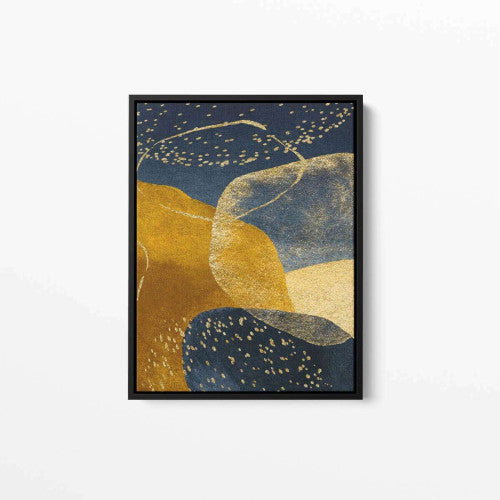 Gold Navy 004 Abstract Canvas