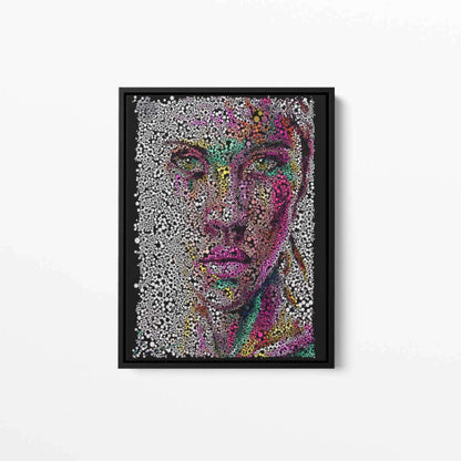 Lady Confetti 002 Abstract Canvas