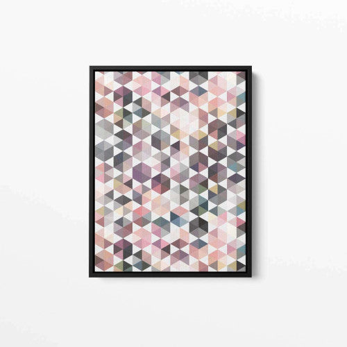 Pastel Abstract Geometrical Canvas