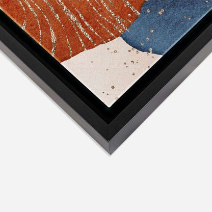 Terracota Navy 001 Abstract Canvas