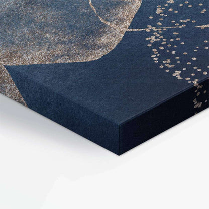 Terracota Navy 002 Abstract Canvas