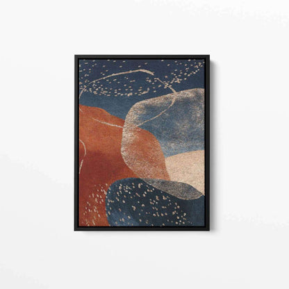 Terracota Navy 003 Abstract Canvas