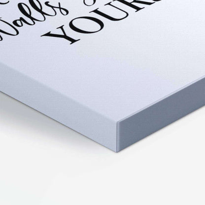 You are only confined Typography Canvas