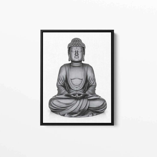 Chrome Buddha Canvas