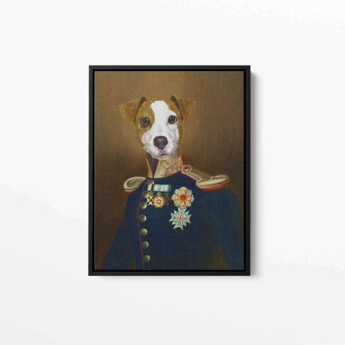 Jack Russell Terrier Dog Portrait Canvas