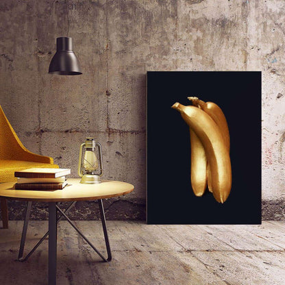 Gold Banana Canvas