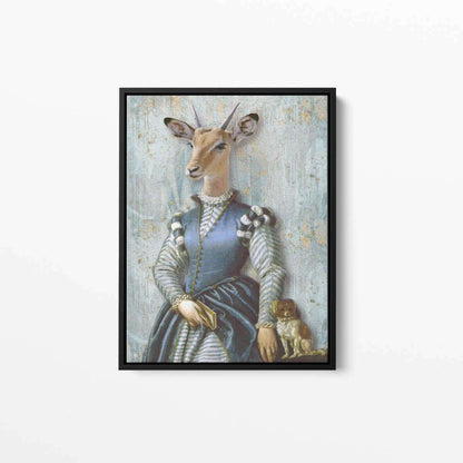 Deer Portrait Canvas