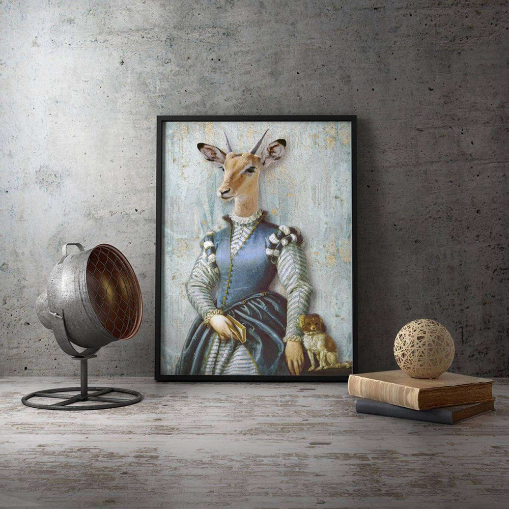 Deer Portrait Canvas