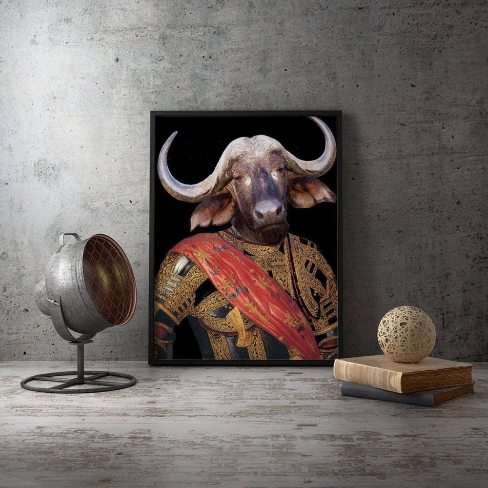 Bull Portrait Canvas