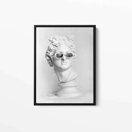 Sculpture in sunglasses Canvas