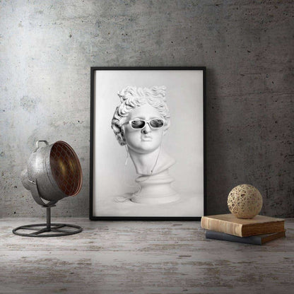 Sculpture in sunglasses Canvas