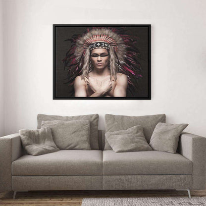 Indian Native Photography Canvas