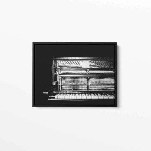 Old Piano Music Canvas