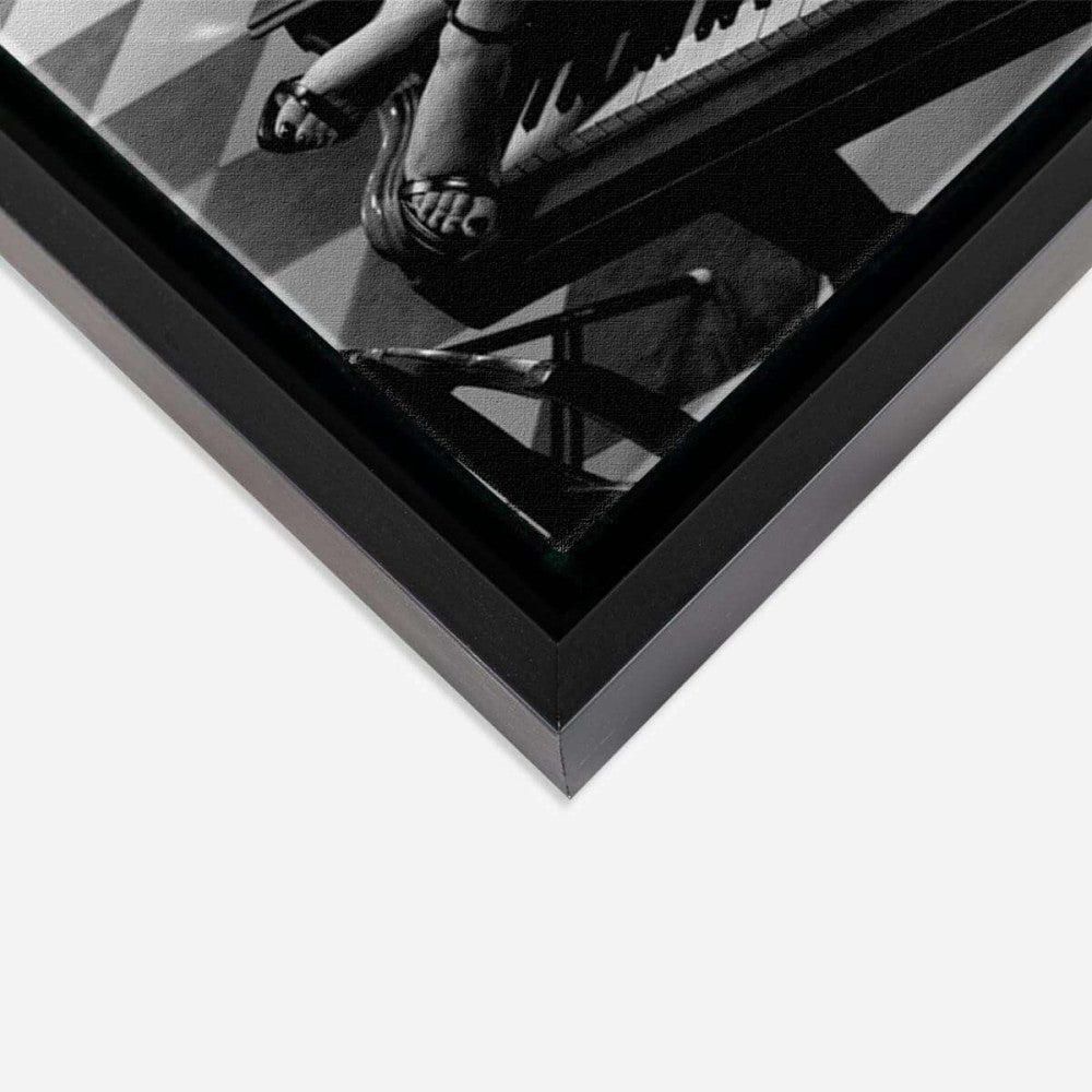 Lady on Piano Canvas