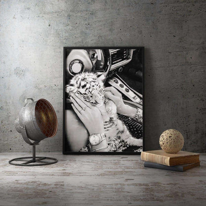 Billionaire Dream Baby Tiger Canvas