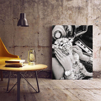 Billionaire Dream Baby Tiger Canvas