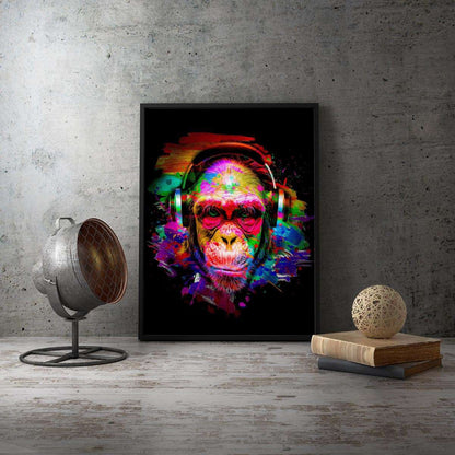 DJ Chimp Music Canvas