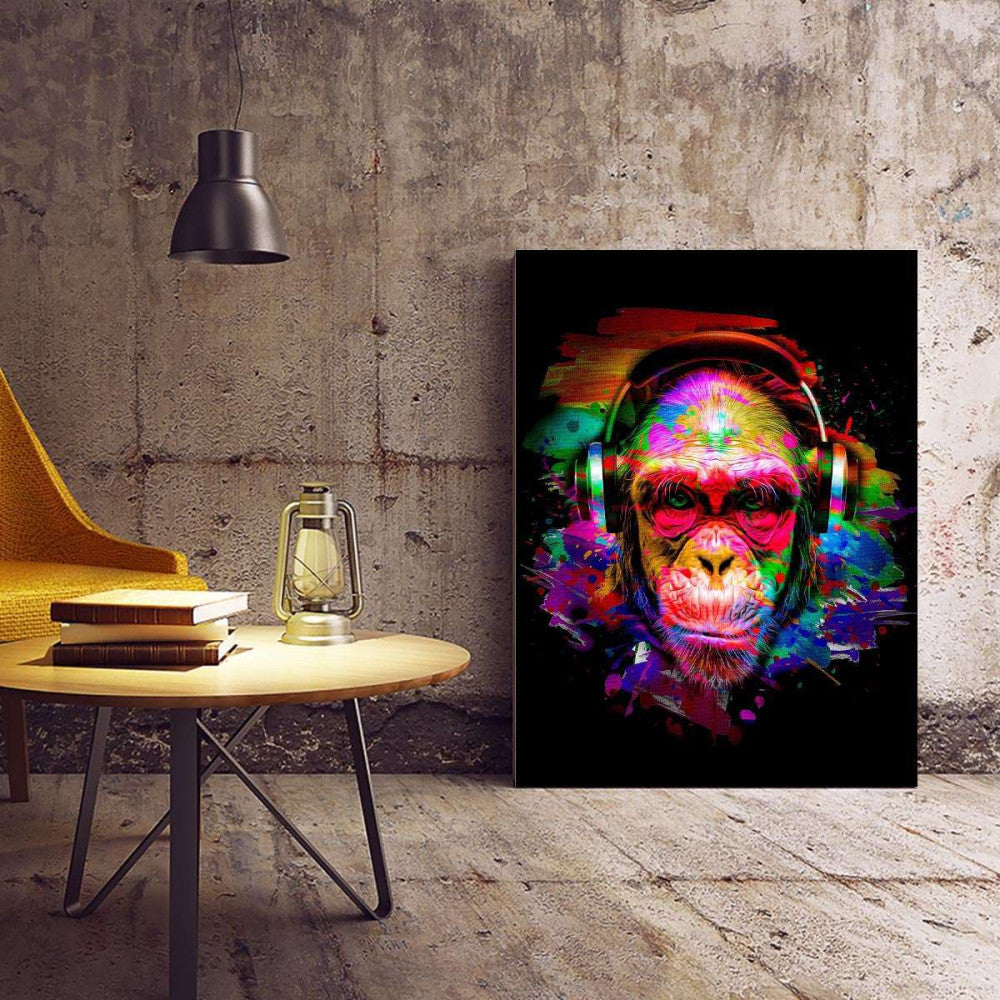 DJ Chimp Music Canvas