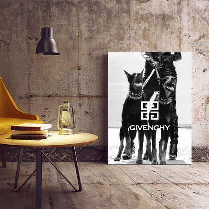 Doberman Dogs G Fashion Canvas