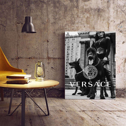 Doberman Dogs V Fashion Canvas