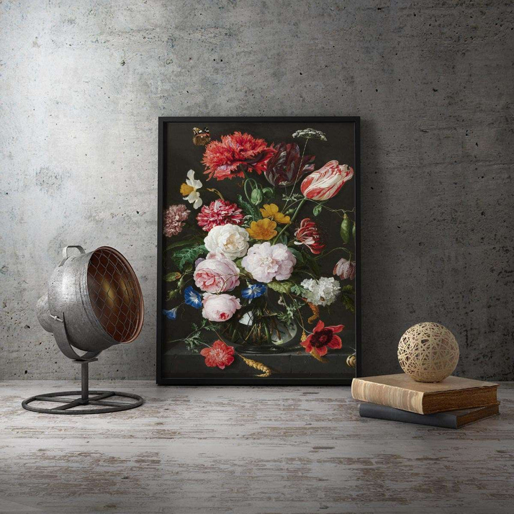 Floral Still life Tulips Peonies Canvas