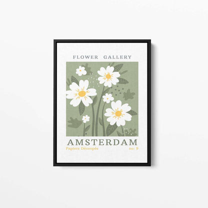 Flower Gallery Amsterdam Canvas