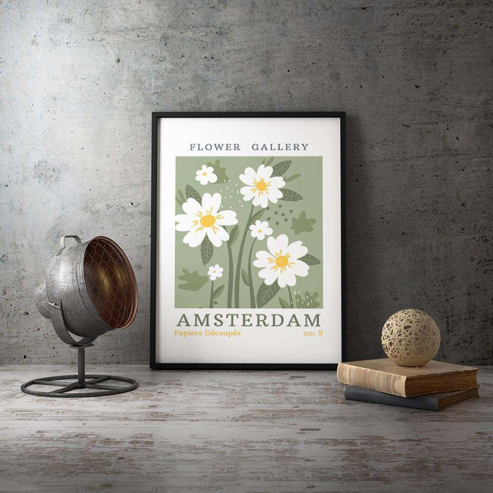 Flower Gallery Amsterdam Canvas