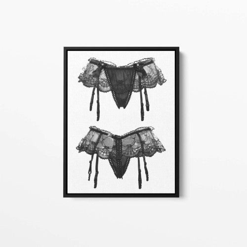 Lace Underware 02 Fashion Canvas