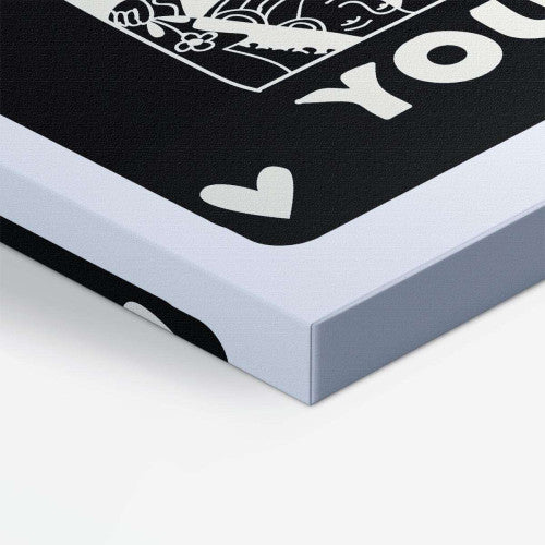 Lucky You Playing Card Canvas