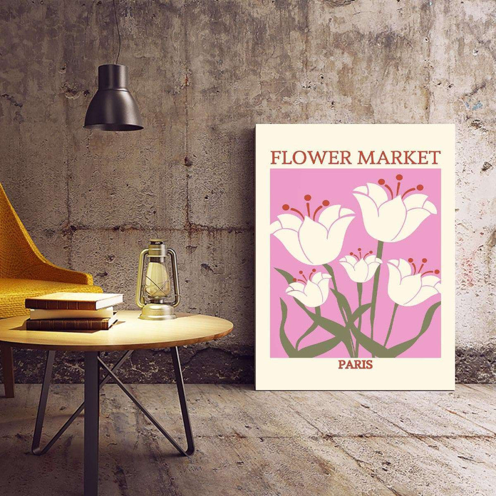 Flower Market 001 Canvas