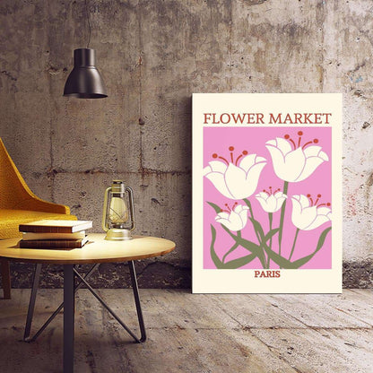 Flower Market 001 Canvas