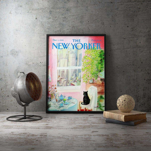 The New Yorker Watercolour Magazine 001 Canvas