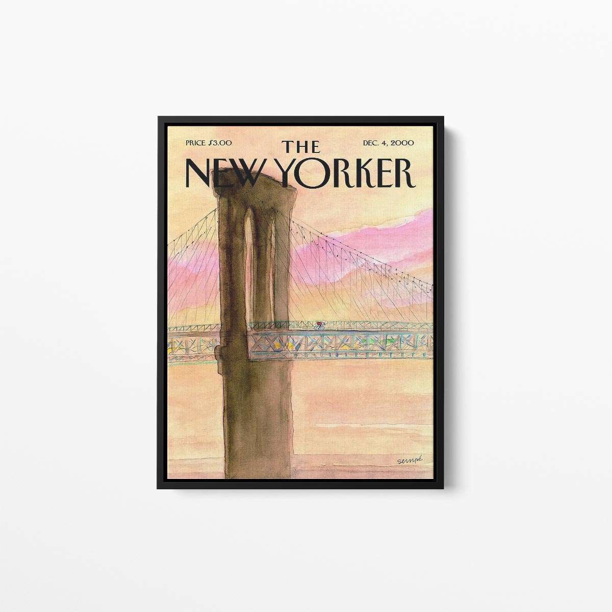 The New Yorker Watercolour Magazine 002 Canvas