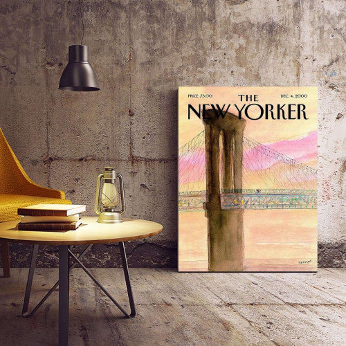 The New Yorker Watercolour Magazine 002 Canvas