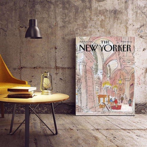 The New Yorker Watercolour Magazine 003 Canvas