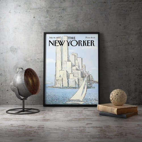 The New Yorker Watercolour Magazine 004 Canvas