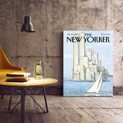 The New Yorker Watercolour Magazine 004 Canvas