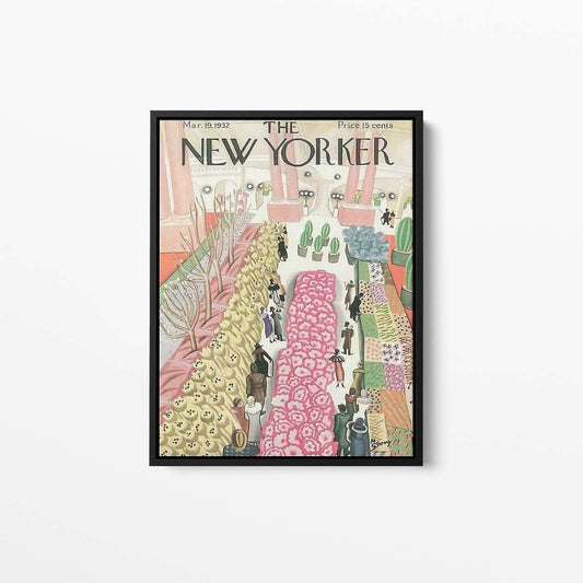 The New Yorker Watercolour Magazine 005 Canvas