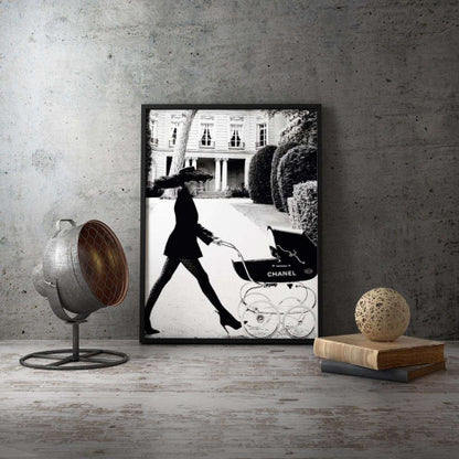 Vintage Fashion Mum Canvas