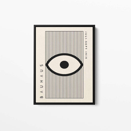 Bauhaus Eye Abstract Canvas