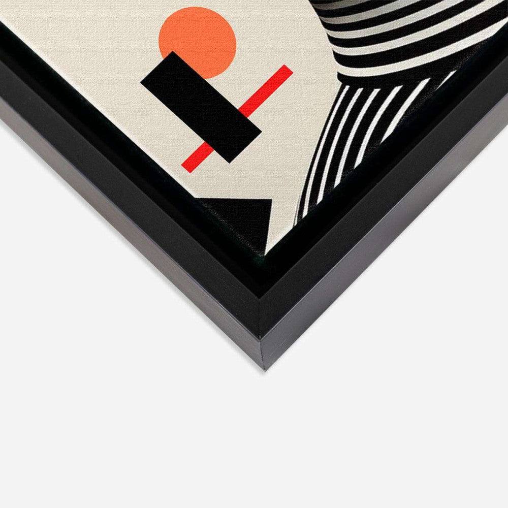 Bauhaus Lady 01 Abstract Fashion Canvas